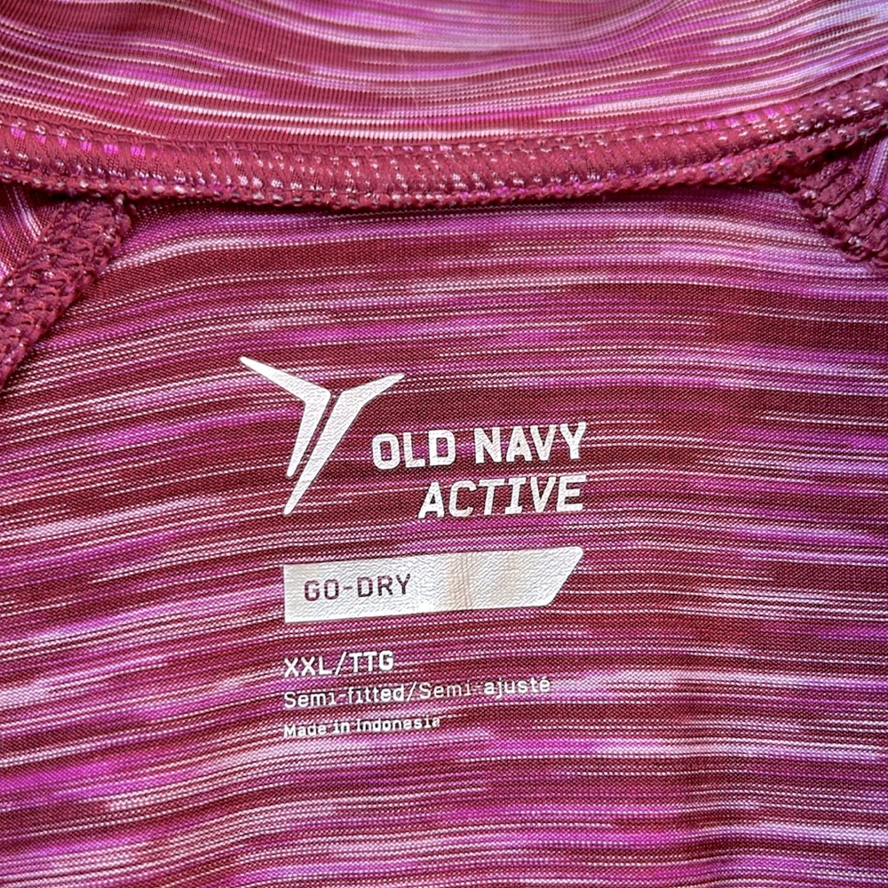 3 Old Navy Active go-dry 1/4 zip pullover Wmns size XXL semi-fitted - Picture 4 of 8